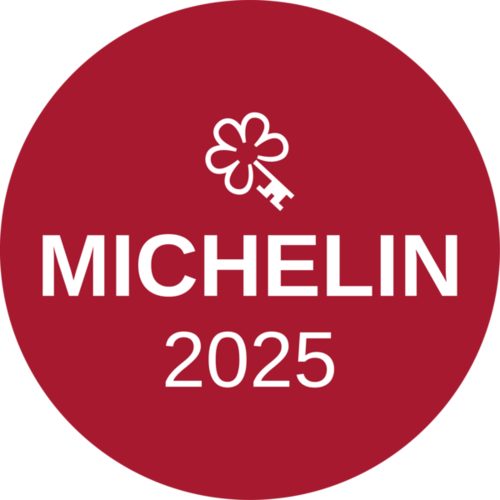 Grafik mit Schriftzug 'MICHELIN 2025'